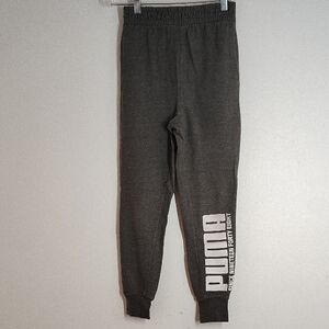 Puma Kids Gray Jogger Pants